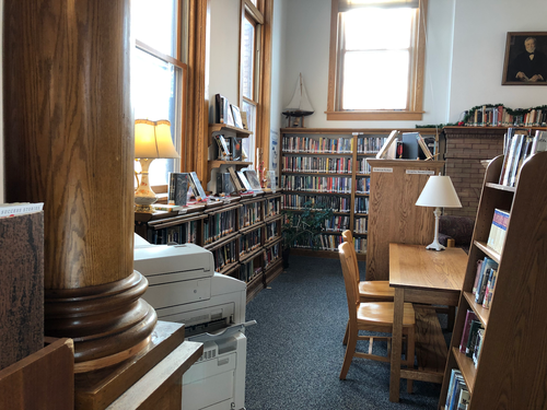 Printer/Scanner sitting in Library area